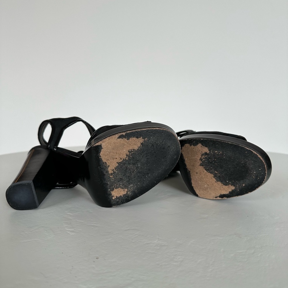 COACH - Lydia Platform Sandals in Black | Size 7 - Picture 6 of 6